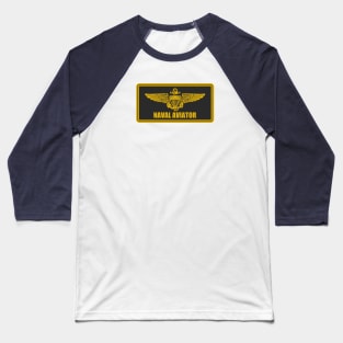 Naval Aviator Wings Baseball T-Shirt